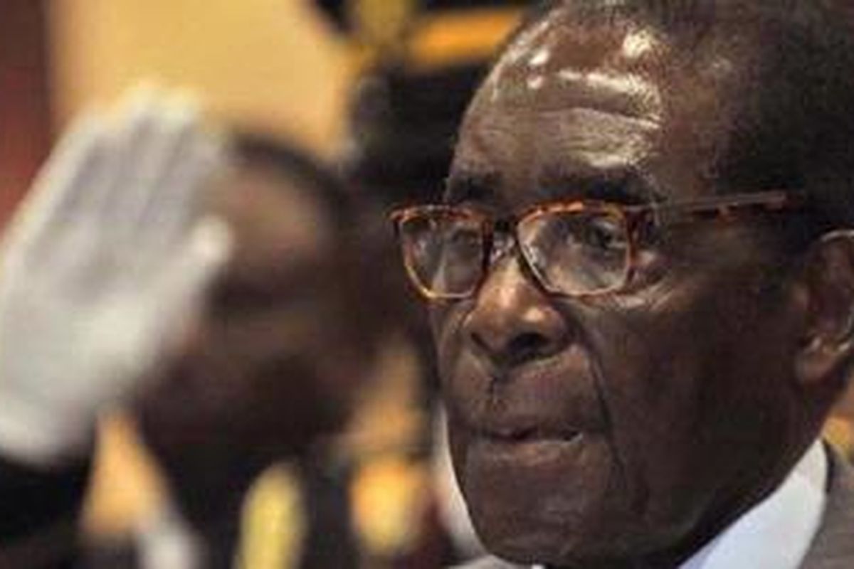 Presiden Zimbabwe Robert Mugabe