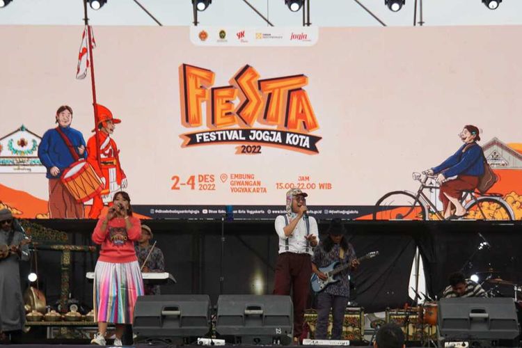 Festa event akhir tahun yang digelardi Embung Giwangan kenalkan potensi budaya tiap kemantren di Kota Yogyakarta, Sabtu (12/11/2022)