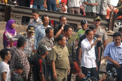 Jokowi Tepati Janji, Jembatan untuk Blok G Tengah Dipabrikasi