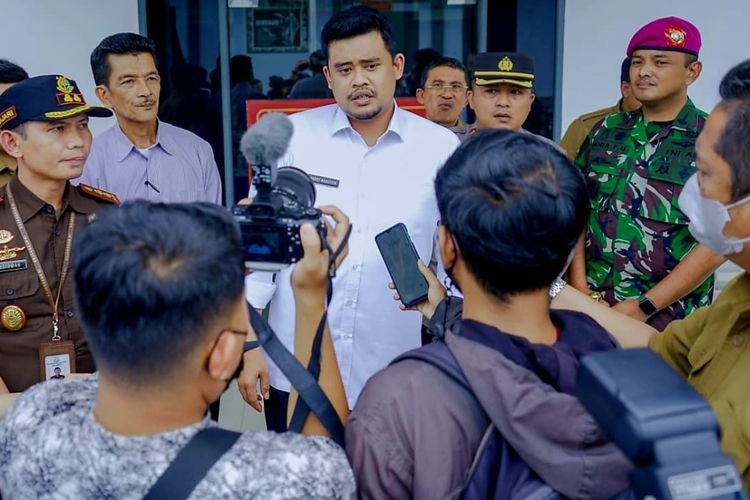 Wali Kota Medan Bobby Nasution berharap dukungan agar pembangunan tanggul rob di Zona C bisa dilaksanakan, Selasa (12/7/2022)