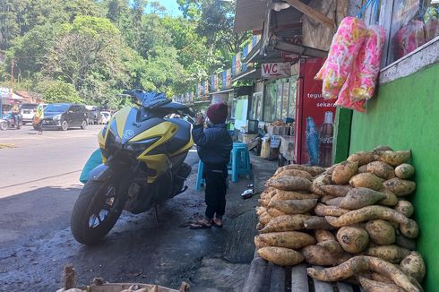 Pedagang Ubi Cilembu dan Tape di Sumedang Ketiban Berkah Mudik