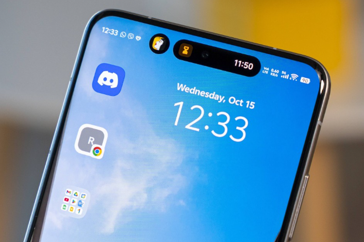 Tampilan Origin Island di OriginOS 6.