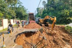 Jalan ke Negeri di Atas Awan Lebak Banten Amblas, Perbaikan Ditarget 2 Pekan