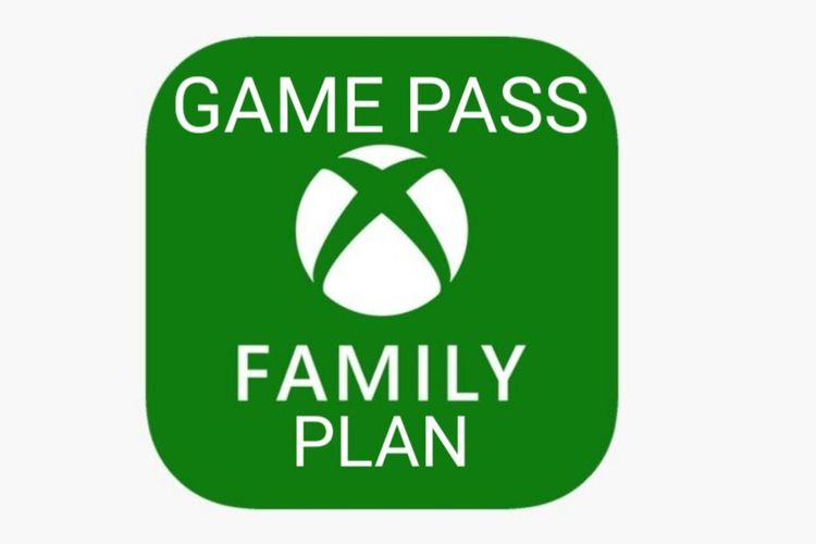 Ilustrasi logo layanan berlangganan Xbox Game Pass Friends & Family.