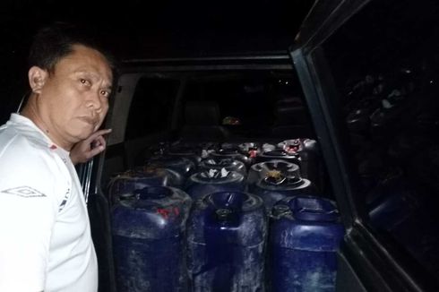 Penimbun Pertalite dan Solar Diringkus Polisi di Lampung, Pakai Kendaraan Modifikasi untuk Angkut BBM