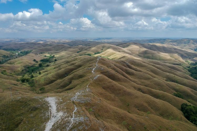 Padang sabana di Pulau Sumba. 