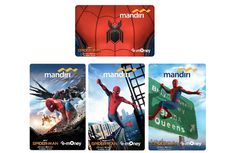 Sambut Kehadiran Spider-Man, Bank Mandiri Rilis e-Money Edisi Khusus