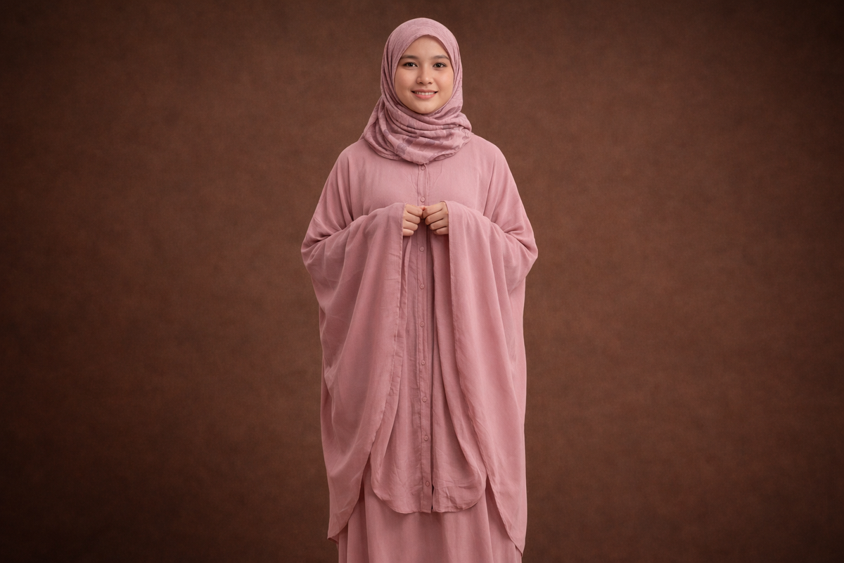 Mukena Abaya atau Terusan