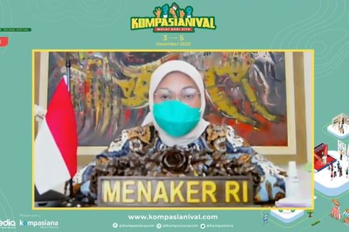 Meski Positif Covid-19, Menaker Tetap Hadir di Kompasianival 2020