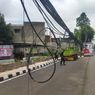 Kabel Menjuntai di Simpang 3 Gondrong Tangerang, Dinas PUPR Koordinasi dengan PLN dan Dishub