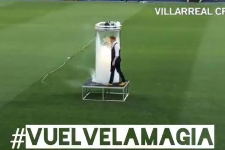 Video perkenalan Santi Cazorla oleh Villarreal pada hari Kamis (9/8/2018).
