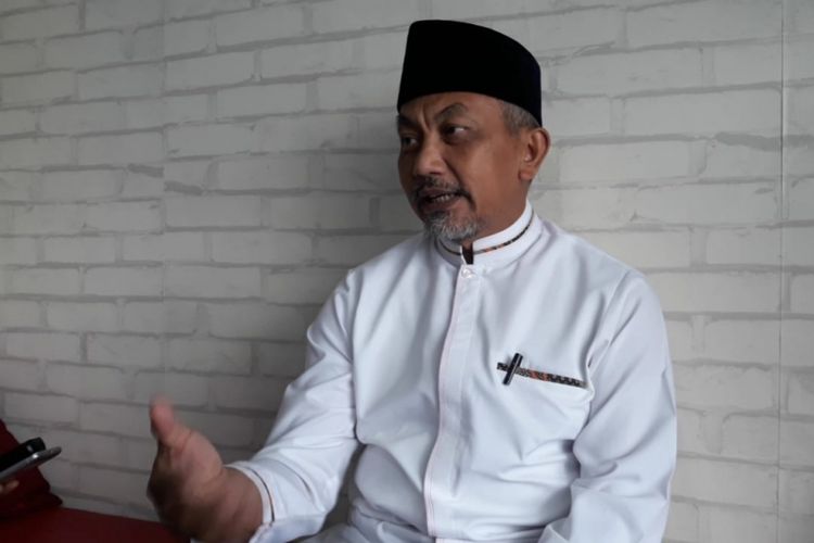 Mantan wakil Wali Kota Bekasi Ahmad Syaikhu di Kantor Asyikpreneur, Kalimalang, Kota Bekasi