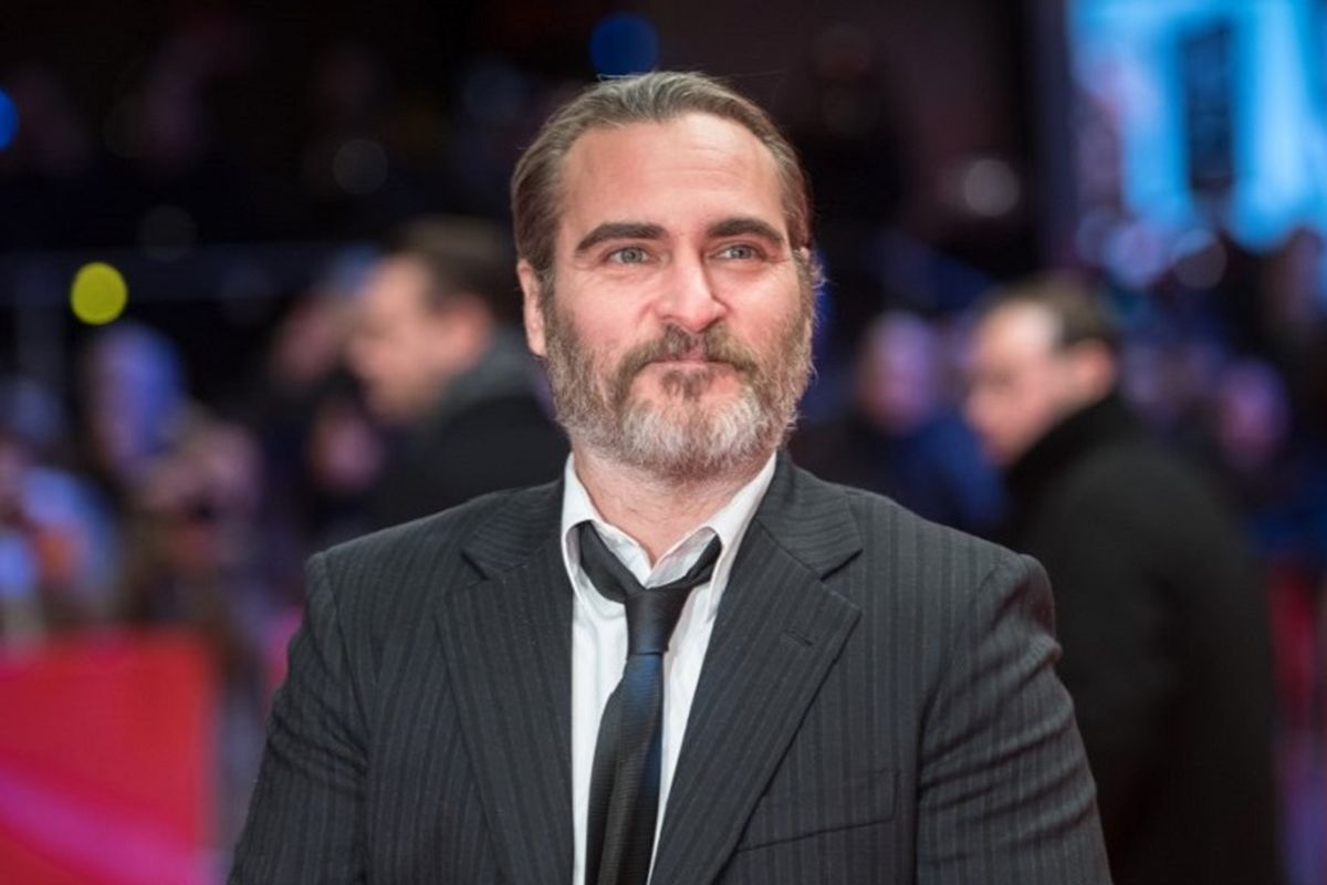 Aktor Joaquin Phoenix berpose di karpet merah pada pemutaran film Dont Worry, He Wont Get Far on Foot di Berlinale ke-68 di Berlin, Jerman, pada 20 Februari 2018. 