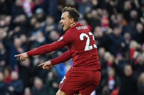 Jadi Penentu Kemenangan Liverpool, Shaqiri Selalu Ingin Beri Pengaruh