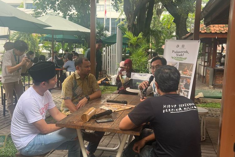 Bincang Pagi Pasar Lestari di acara Palmerah Yuk, Jumat (19/5/2023).