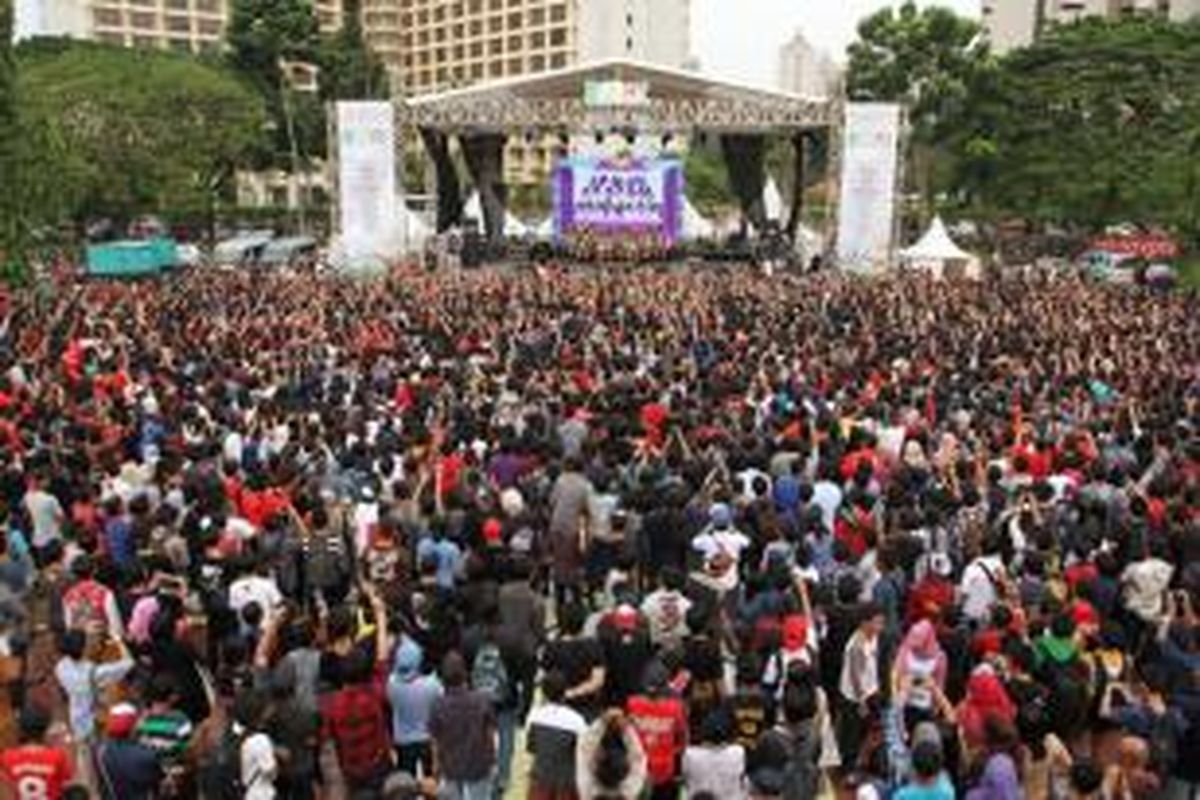 Suasana HAI Day tahun 2013 di Parkir Timur Senayan.