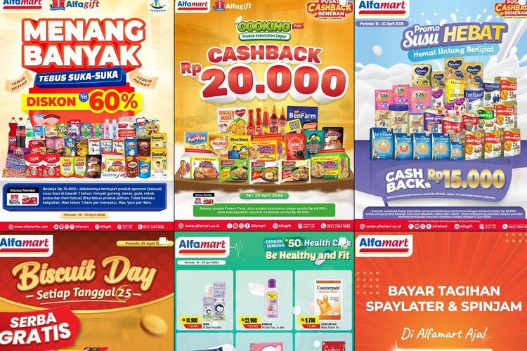 Promo Alfamart Hari Ini 24 April 2026, Cemilan Teman Nongkrong Harga Hemat