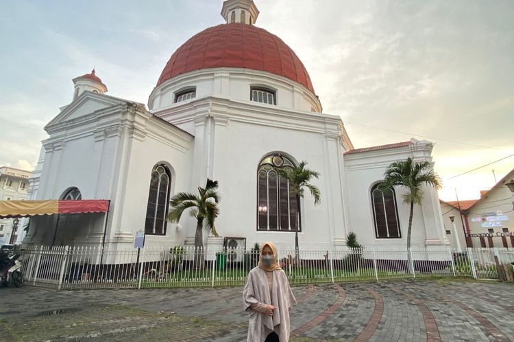 Gereja Blenduk atau GPIB Immanuel di Kawasan Kota Lama Semarang