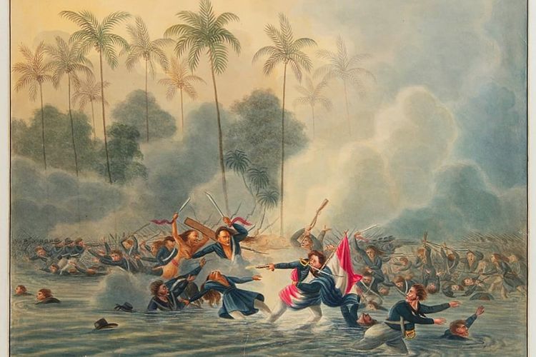 Perang Pattimura Melawan Belanda di Pantai Waisisil, Saparua tahun 1817
