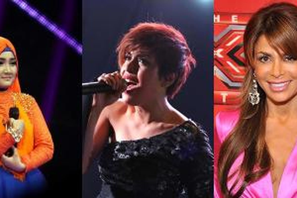 Fatin, Novita dan Paula Abdul