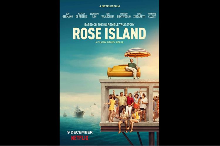 Film drama komedi Rose Island (2020) dapat Anda saksikan di Netflix.