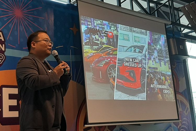Konferensi pers Indonesia Modification Expo (IMX) 2019.