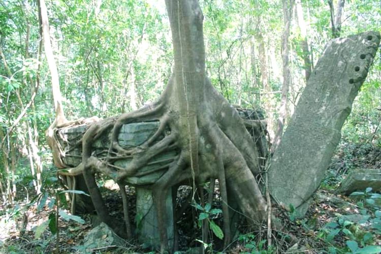 Kuburan milik Umbu Mehanguru Mehataku di Desa Praingkareha, Kecamatan Tabundung, Kabupaten Sumba Timur, Nusa Tenggara Timur (NTT). 