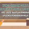 Kunci Jawaban Cerita Reflektif Modul 3 Topik 2 PPG 2025: Buatlah Mindmap Urgensi Pendidikan Nilai