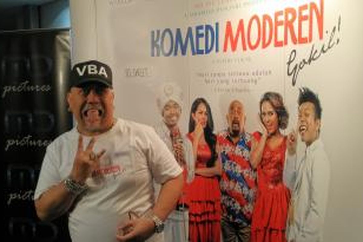 Indro 'Warkop' diabadikan di Gedung MD Entertainments, Setiabudi, Kuningan, Jakarta Selatan, Rabu (9/9/2015).