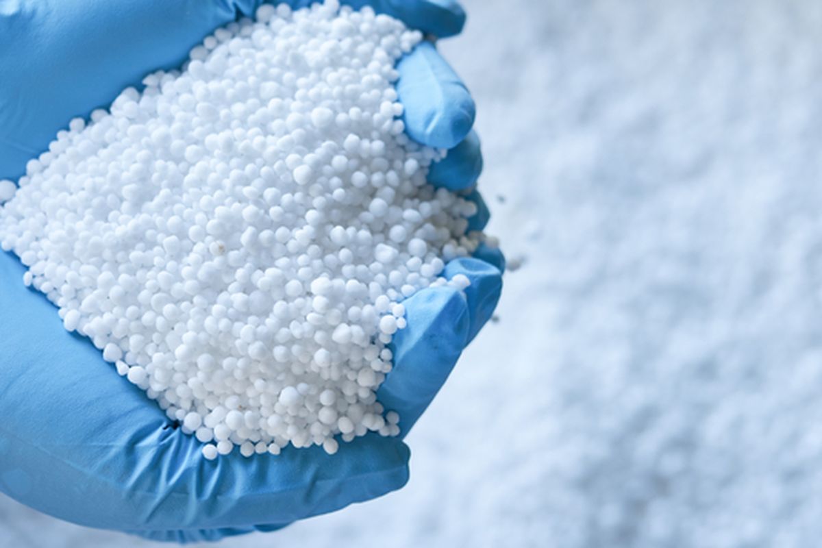 Ilustrasi pupuk urea. 