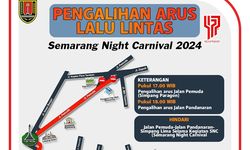 Semarang Night Carnival, Lalu Lintas di Jalan Pemuda dan Jalan Pandanaran Dialihkan