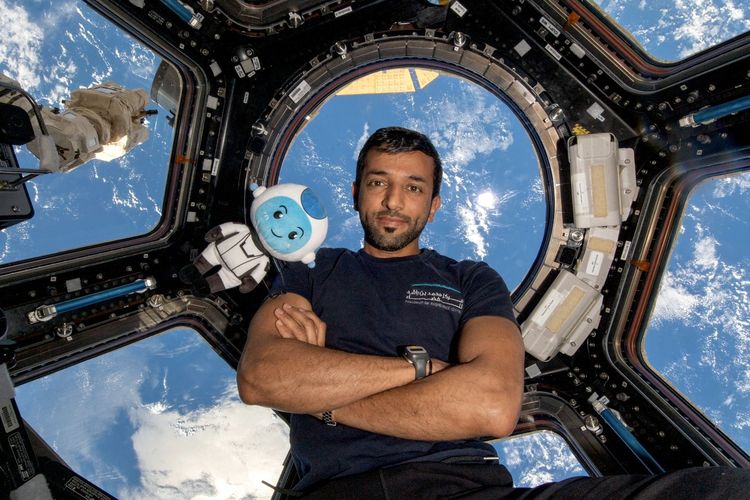 Sultan Al-Neyadi, astronot asal Uni Emirat Arab (UEA) yang menjalankan misi di luar angkasa selama Ramadhan 1444 H.