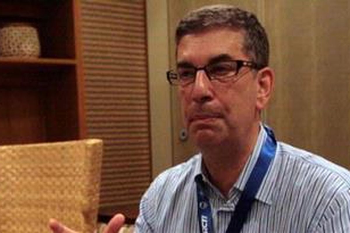 Chief Executive Officer Nielsen Online Japan, Charles Buchwalter, di sela-sela Forum Media Asia Pasifik (APMF) ke-4 Tahun 2010 di Nusa Dua, Bali, Kamis (3/6/2010).