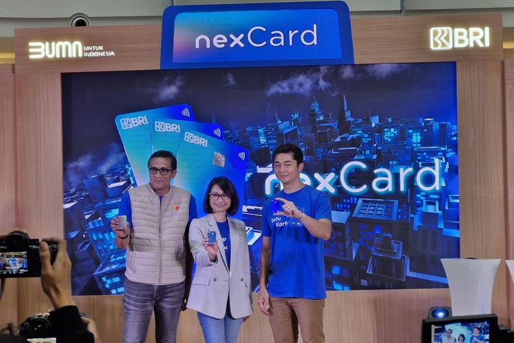 BRI meluncurkan kartu kredit co-branding NEX Card untuk pertama kalinya di Mal Paragon Semarang, Munggu (25/11/2023).