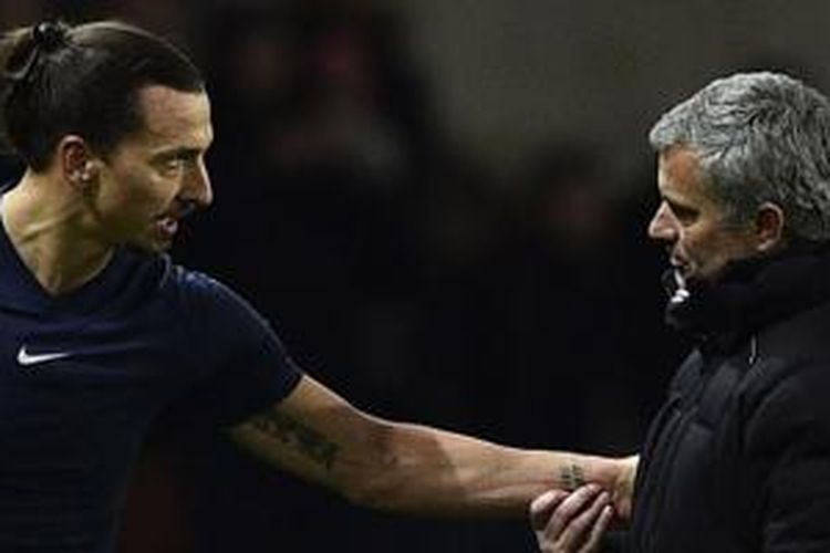 Zlatan Ibrahimovic berhasrat bergabung dengan Jose Mourinho di Real Madrid, beberapa tahun lalu. 