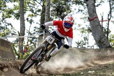 Di Ternadi Bike Park Kudus, Rendy Sanjaya Juara Indonesia Downhill 2023