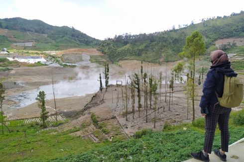 Konsentrasi Gas CO2 di Kawah Timbang Dieng Meningkat Signifikan