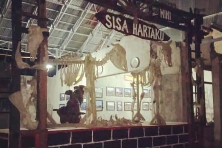Museum Mini Sisa Hartaku di Jalan Petung Merapi, Kecamatan Cangkringan, Kabupaten Sleman, Yogyakarta.