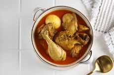 Resep Kare Ayam Istimewa, Panggang Ayam Sebelum Direbus Bumbu