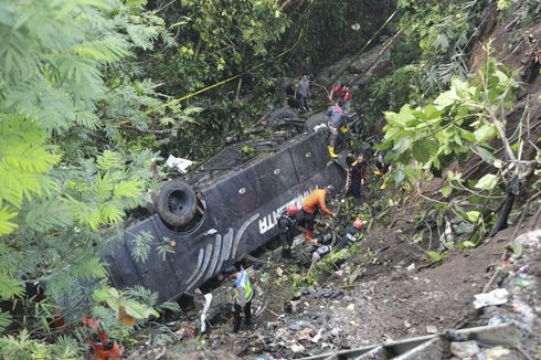 Kecelakaan Bus di Rajapolah Tasikmalaya, 1 Orang Dikabarkan Hilang, BPBD: Keberadaannya Masih Teka-teki