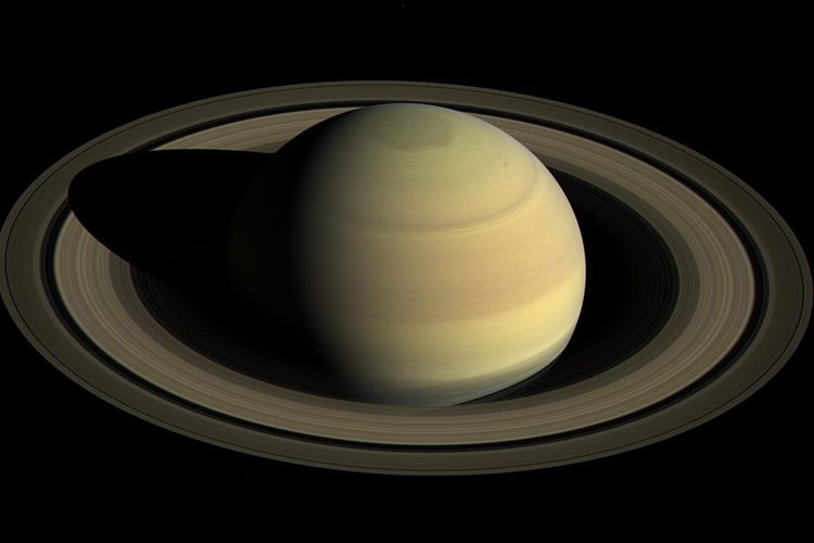 Ilustrasi Saturnus. Cincin Saturnus akan menghilang dalam waktu ratusan juta tahun mendatang.