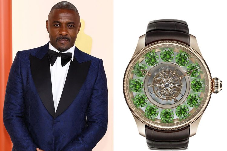 Idris Elba dan Gucci G-Timeless Planetarium