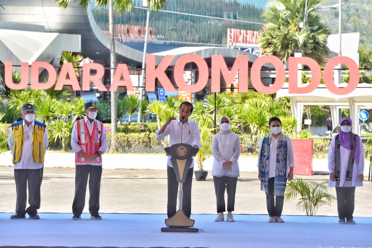 Presiden Joko Widodo (Jokowi) akan meresmikan 19 bandara sebelum 2024. 

