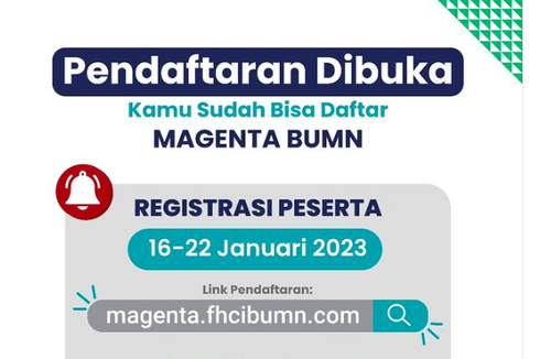 Jadwal Pendaftaran Magang BUMN 2023