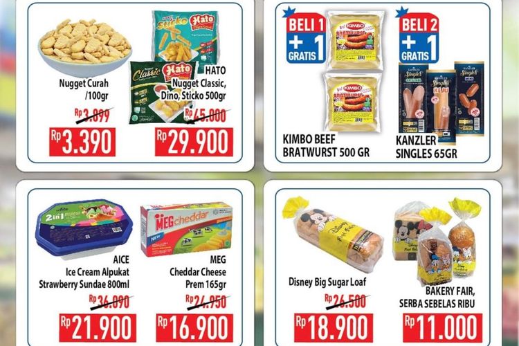 Katalog promo Hypermart periode 19-22 November 2021.