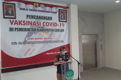 Dinkes Sragen Targetkan Vaksinasi Covid-19 Tahap Pertama Selesai 3 Hari