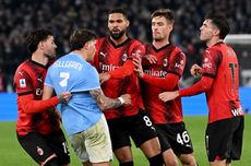 Hasil Lazio Vs Milan 0-1, Tiga Kartu Merah dan Gol Dramatis Okafor