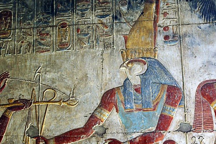 Horus, dewa langit bangsa Mesir kuno. [Via History Hit]
