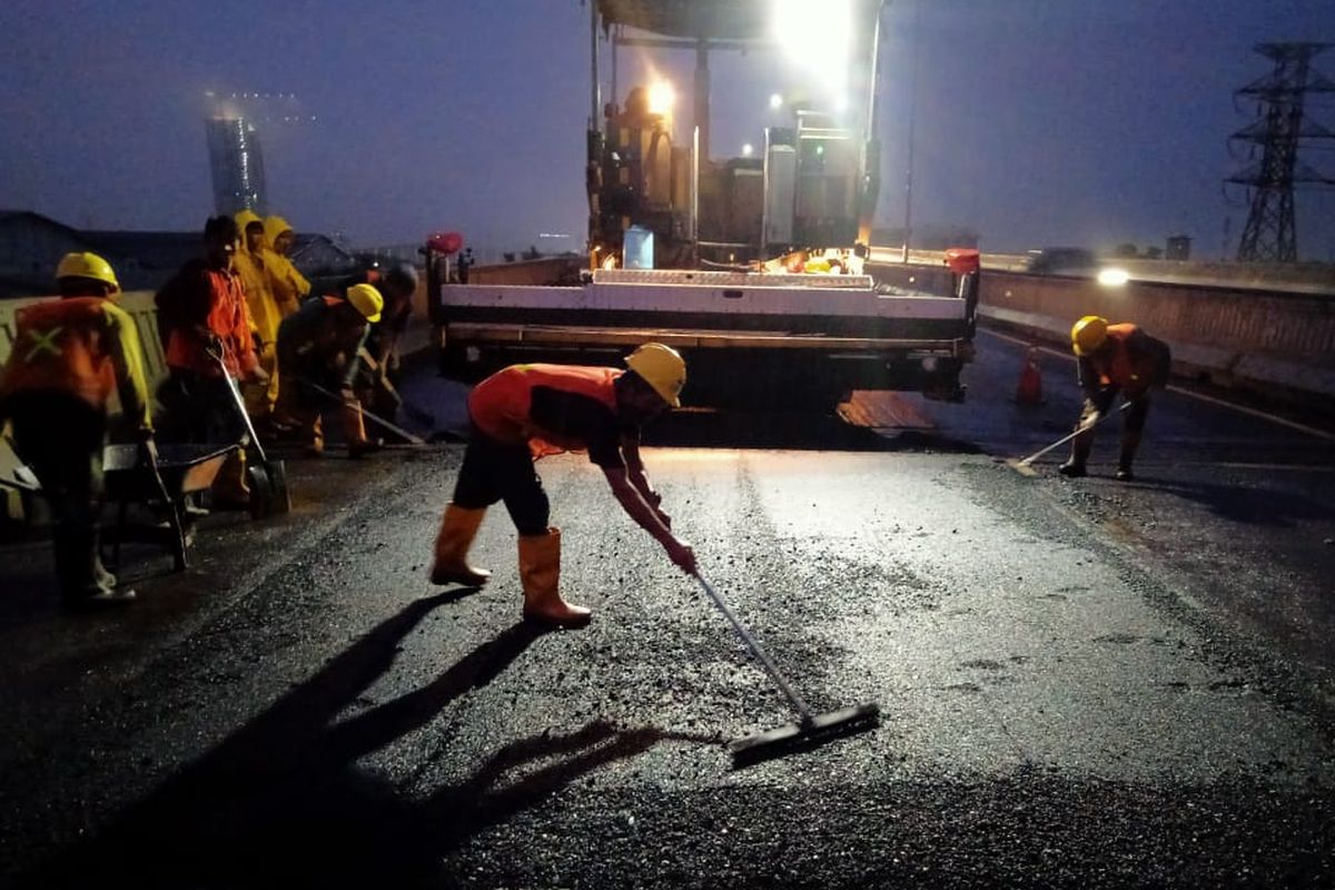 Akhir pekan ini ada pengerjaan Jalan Tol Layang Jakarta-Cikampek 