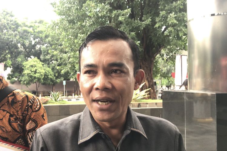 Ketua Dewan Perwakilan Rakyat Daerah (DPRD) Kabupaten Solok Dodi Hendra saat ditemui di Gedung Merah Putih KPK, Jakarta, Kamis (9/6/2022).